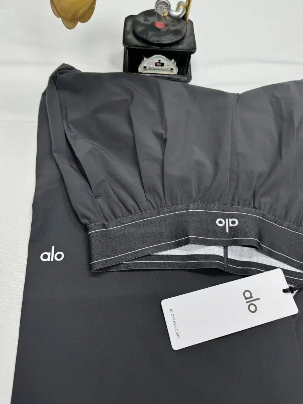Women's ALO Yoga Relaxed Dark Grey Straight-Leg Suit UpPants✨ (30